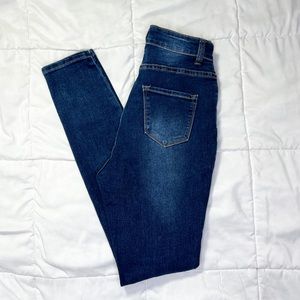 Fashion Nova High Waist Distressed Skinny Jeans